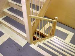 1:00:26 - World Trade Center, Treppenhaus im Nordturm